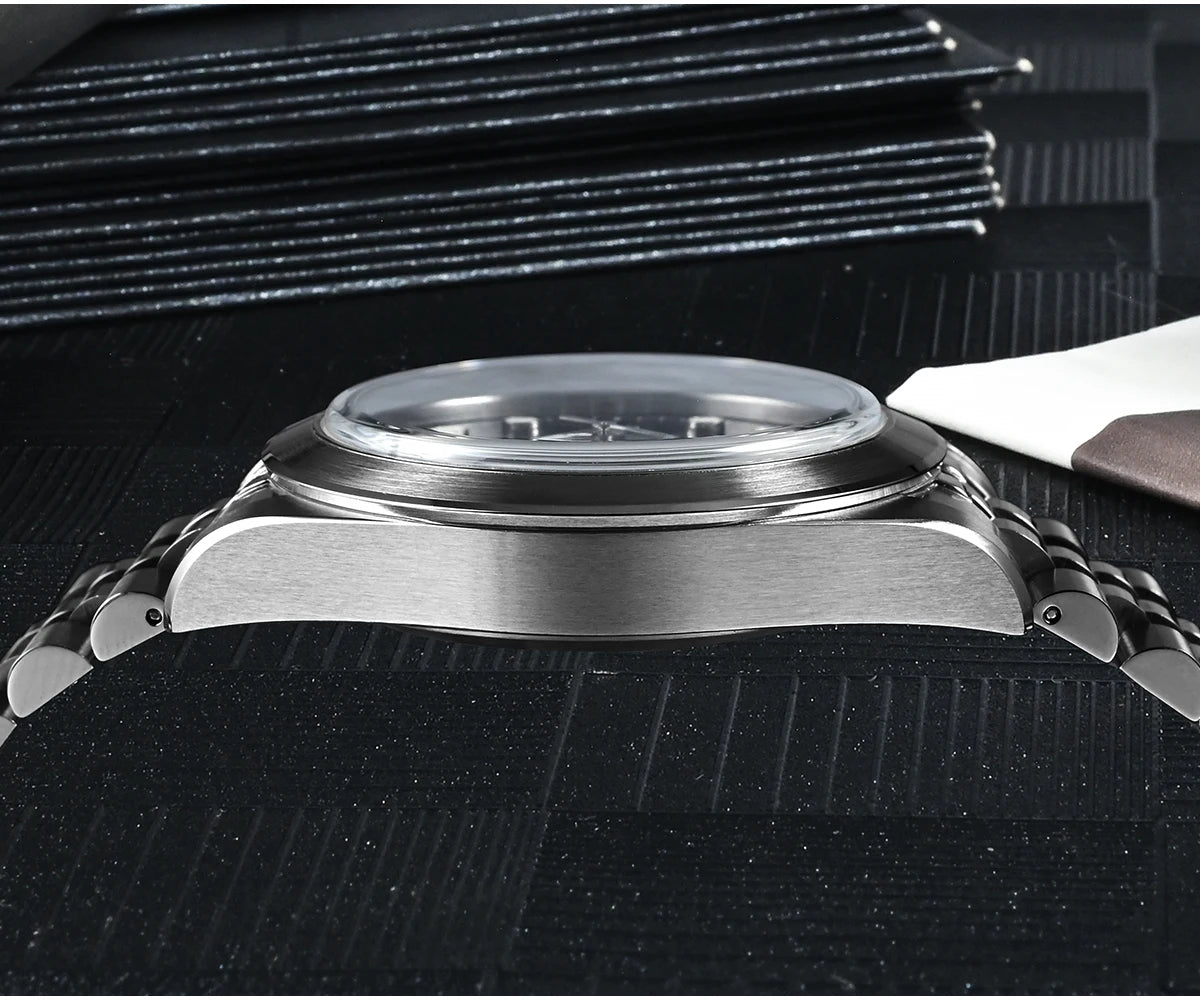San Martin New 39mm Sport Watch Enamel Dial NH35 Automatic Mechanical Men Dress Watch Sapphire Waterproof 100m Luminous SN0053