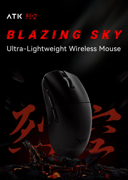 ATK BlazingSky F1 Extreme Ασύρματο Gaming Ποντίκι PAW3950 Ultra Dual-Mode 8000Hz 35g Ελαφρύ Ποντίκι E-sports FPS