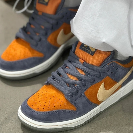 Nike SB Dunk Low Light Carbon Monarch heren en dames vintage casual skateboardschoenen unisex antislip streetwear HF3063-002