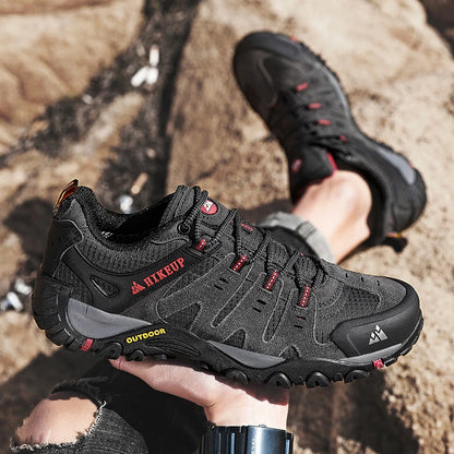 Running Shoes Summer Sports Shoes Men's Shoes Spring And Autumn Breathable Casual Walking Shoes Lace-Up Lightweight Solid Color