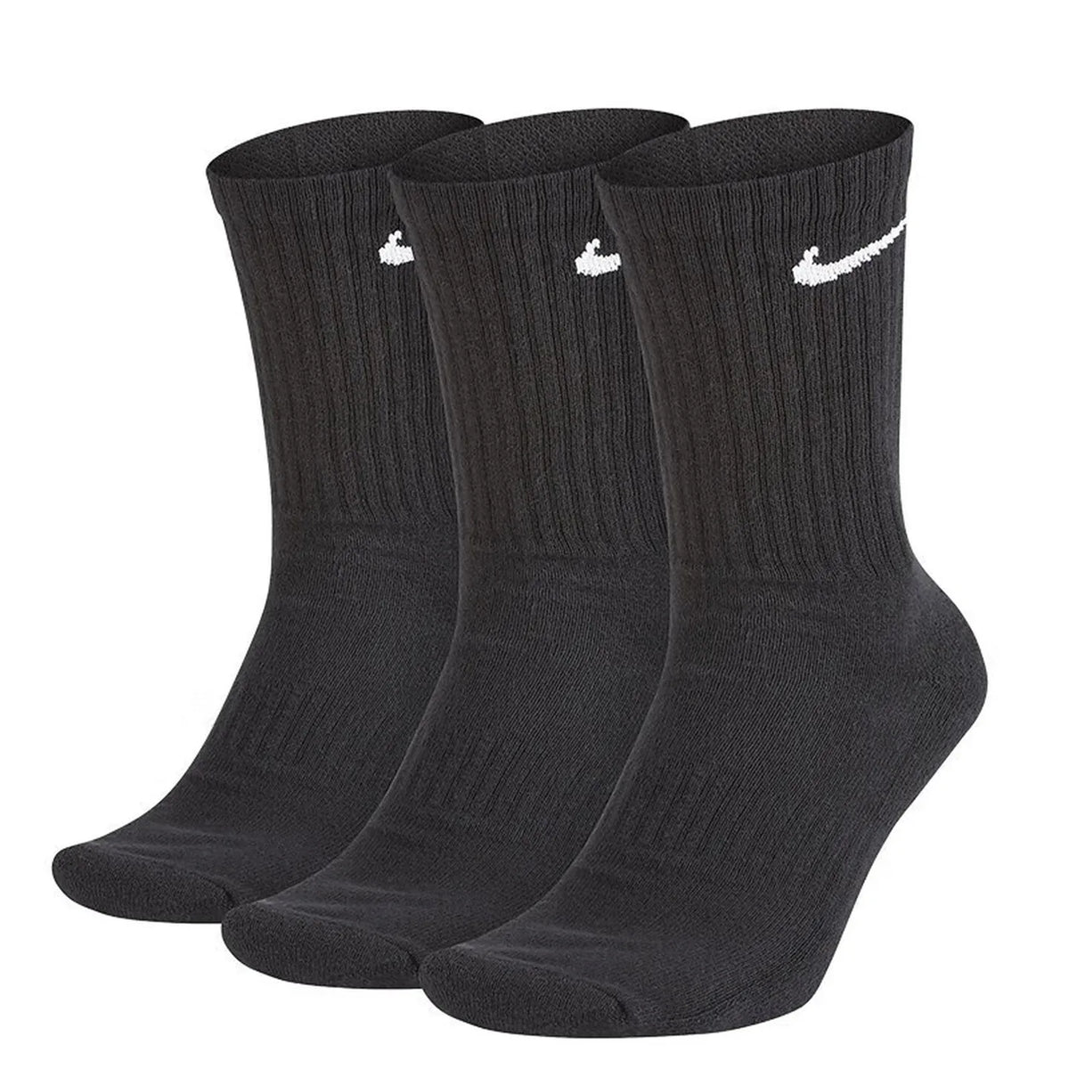 Skarpety Nike Skarpety koszykarskie Nike z podgrubioną stopą Długie skarpety sportowe z technologią Dri-FIT zapewniającą oddychalność, zestaw 3 par SX7667-100