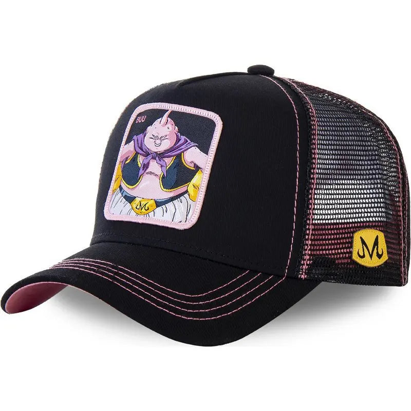 High Quality Dragon Ball Z Styles Anime Son Goku Cotton New Baseball Cap Men Women Hip Hop Dad Adjustable Mesh Hat Trucker Hat