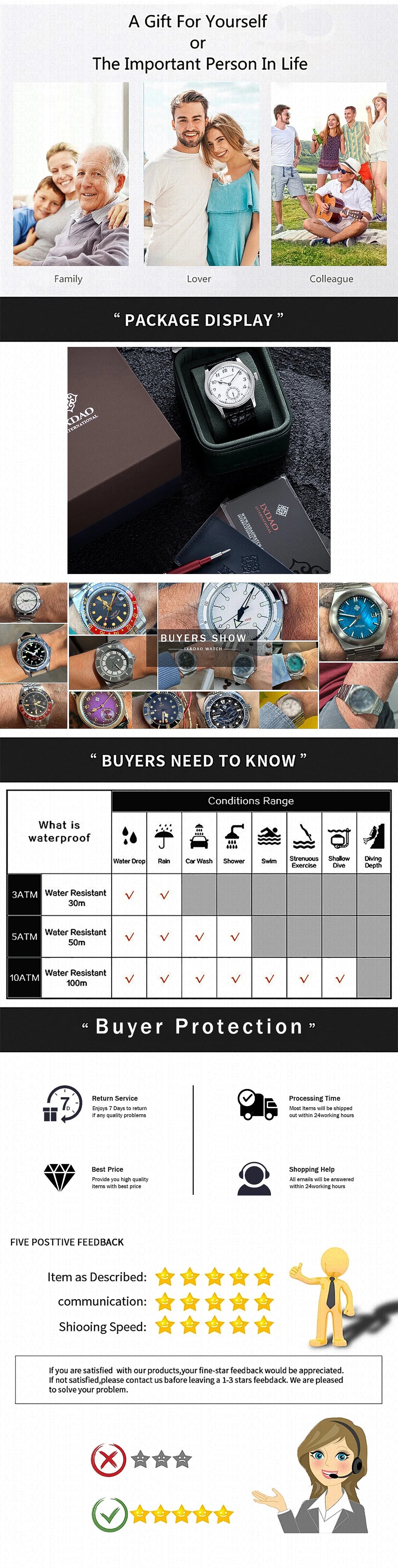 IX&DAO 2026 new Warrior 37mm men's automatic mechanical watch enamel plate Miyota 9015 sapphire stainless steel waterproof 10Bar