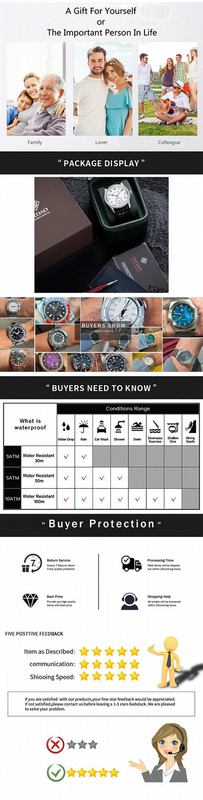IX&DAO 2026 new Warrior 37mm men's automatic mechanical watch enamel plate Miyota 9015 sapphire stainless steel waterproof 10Bar