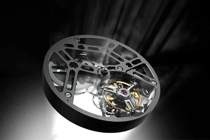 AGELOCER Limited Edition „Ice Never Melts“ Luxuriöse mechanische Handaufzugsuhr mit Free-sprung Crystal Tourbillon