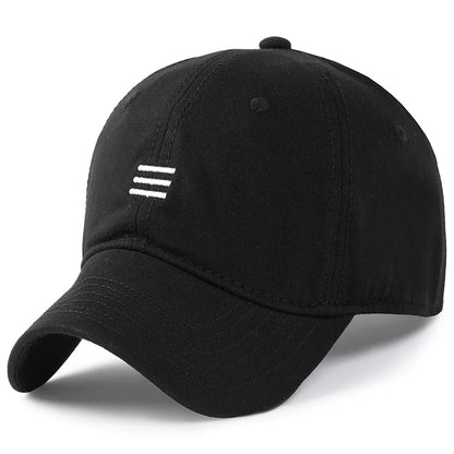 Herr och dam, oversize XXL 100% bomull, stor basebollkeps för stora huvuden 56-63cm(23.5"-25.5"), justerbar enfärgad dad cap