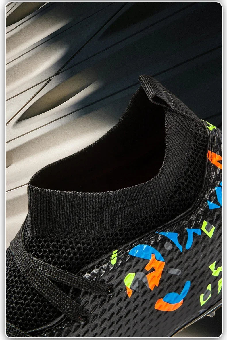 Nouvelles chaussures de football pour hommes, baskets de football pour terrain gazonné, chaussures de football d'extérieur, chaussures d'entraînement professionnelles, chaussures de sport antidérapantes, ultralégères,