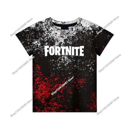 2026 Fortnite T-shirt Boys Summer Anime Game T Shirt Everyone T-Shirt Cute Tee Shirt Basic Battle Gamer Short Sleeve Man Tshirt