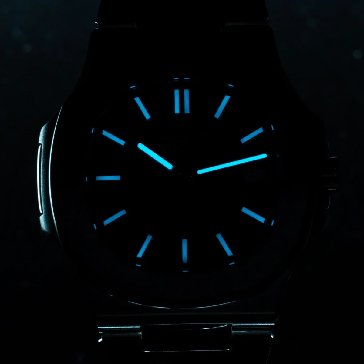 Reloj de hombre Sugess automático mecánico, movimiento Miyota 9015, esfera MOP, luminoso, resistente al agua 5bar, brazalete de lujo S466