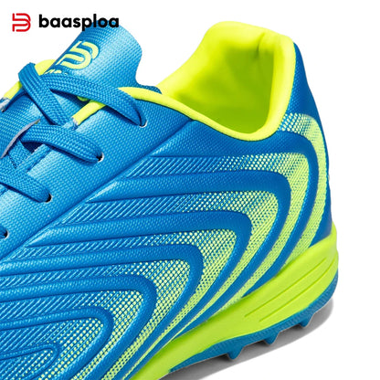 Chuteiras de futebol profissional para homem Baasploa, em pele leve, antiderrapantes para exterior e treino desportivo em campo