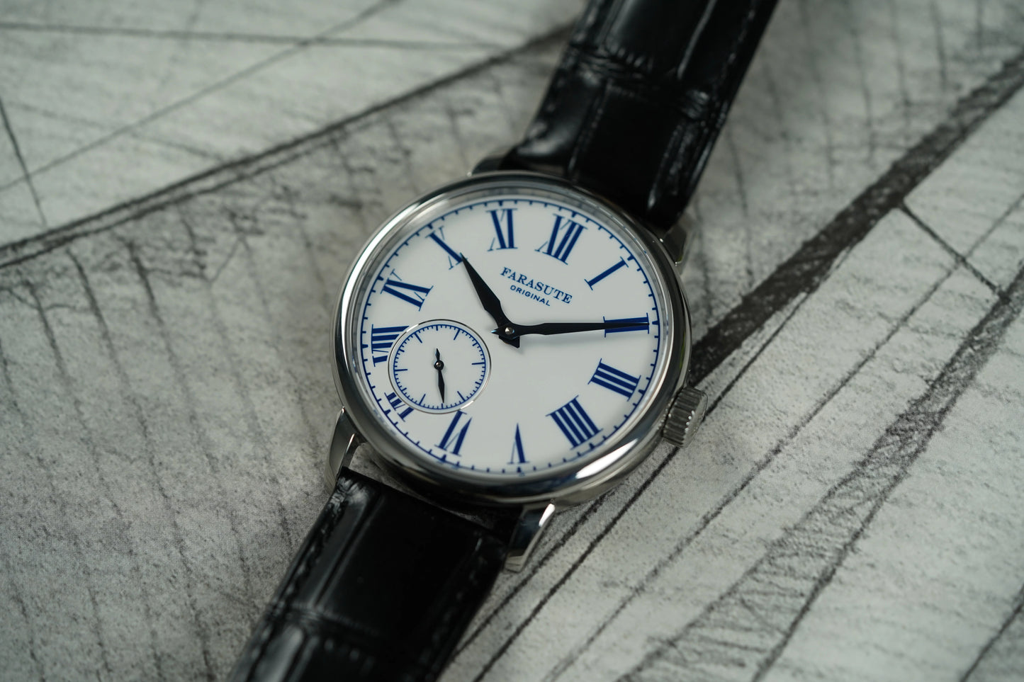 FARASUTE 2026 Fashion Power Reserve 80 hours Hangzhou Customized Movement Manual Mechanical Watch For Men Sapphire Crystal reloj