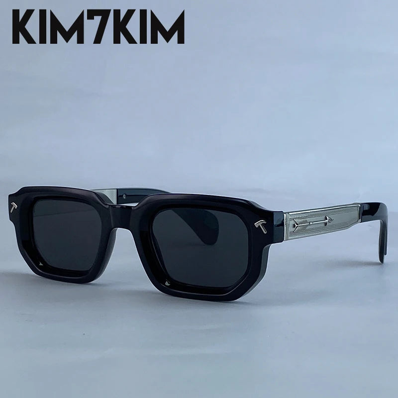 Polarized Square Punk Sunglasses Men 2026 Luxury Brand Classic Rectangle Sunglass UV400 Driving Eyewear Fashion Outdoor Shades