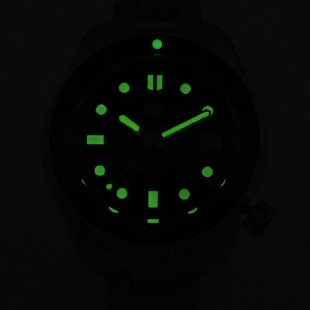 San Martin 44mm Men Diver Watch Vintage MM300 Gilt Dial Sport NH35 Automatic Mechanical Sapphire Waterproof 300M C3 Lume SN0087