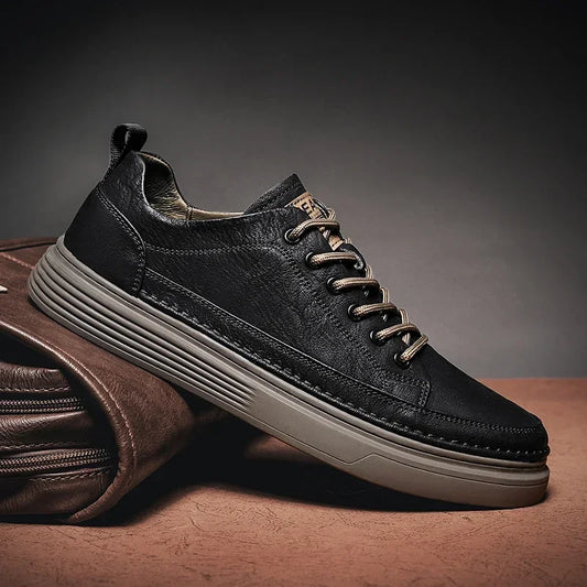 Klasične muške tenisice, platforme, slip-on, ležerne cipele za muškarce, kožne tenisice, nove udobne ravne cipele, proljetne muške mokasine