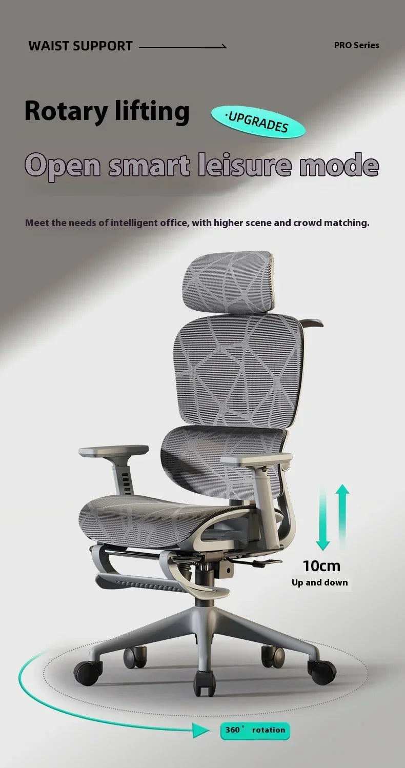 High Back Office Chair 3D Headrest Gaming Chairs Adjustable Computer Relaxing Massage Gamer Chair Ergonomic Office Furniture