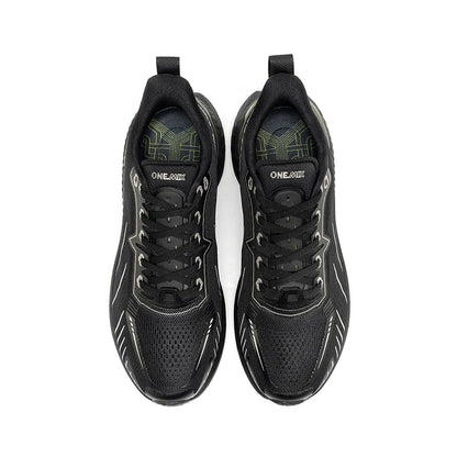 ONEMIX Nouvelles chaussures de course à amorti pour hommes, adaptées aux coureurs intensifs, à lacets, sportives, pour femmes, antidérapantes, d'extérieur, athlétiques, baskets pour hommes