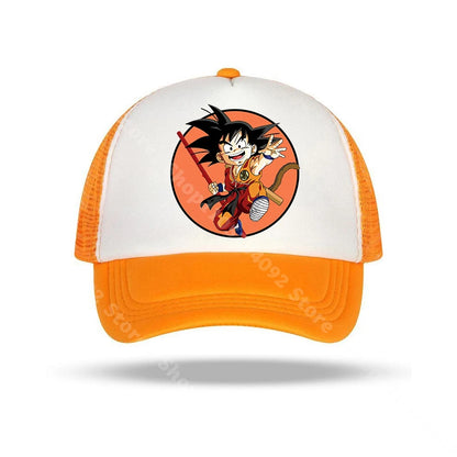 Dragon Ball-baseballkasketter med anime-figurer, solhat til børn og voksne, sommerhatte, åndbare, afslappede hatte, justerbare kasketter med skygge, gaver