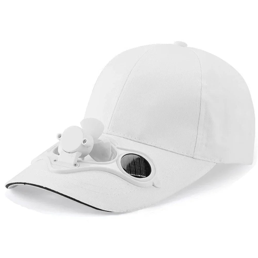 Kasket med ventilator Sommer USB-opladelig køleventilator Baseballkasket Udendørs golf solbeskyttelse 2 hastigheder Justerbar kasket med skygge Vandrekasket med ventilator