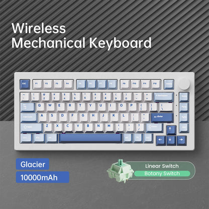 Akko 5075 V3 75% Mechanical Keyboard 8000/10000mAh 2.4GHz Wireless/Wired Type-C/BT 5.0 Hot Swap RGB Gasket for Gaming Typing