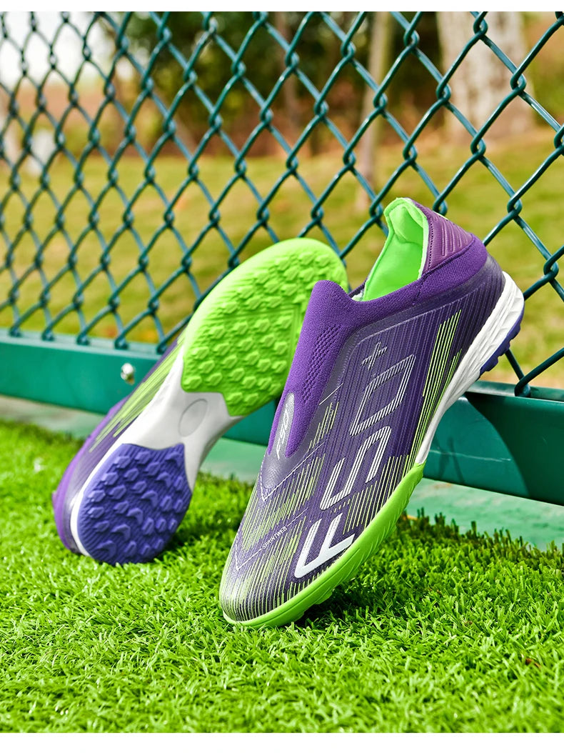 New Men's Football Boots Grass Cleats Futsal Comfortable Turf Soccer Shoes Sport Ultralight Fg Non Slip Indoor Adult Non-Slip