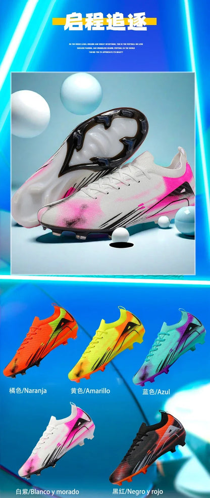 Men's New Non-Slip Soccer Shoes Training FG Top Quality Sneakers Football Boots Cleats Wholesale Drop Shipping Unisex Adult