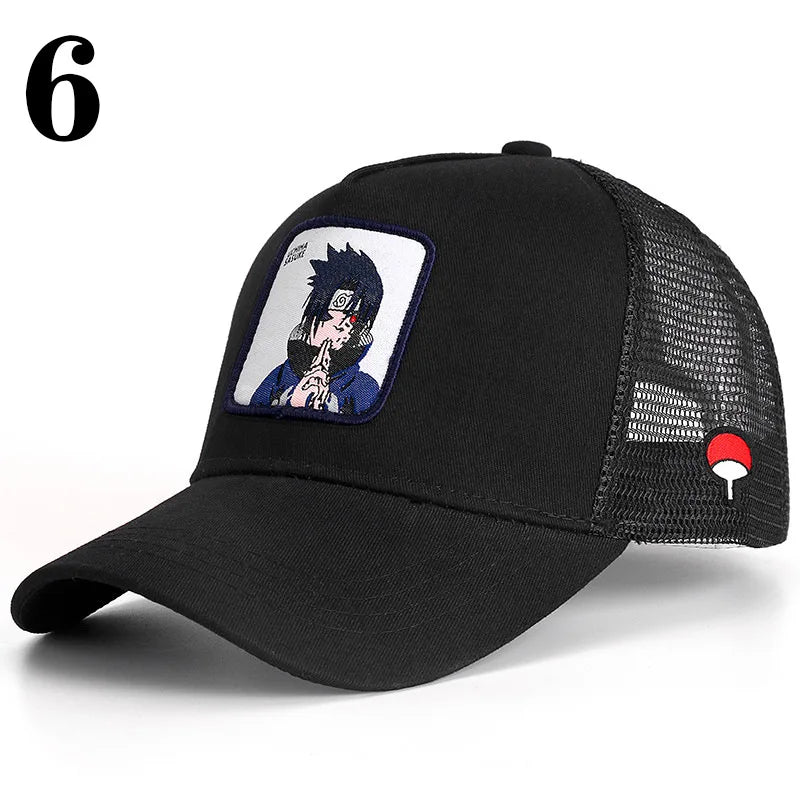 Dragon Ball Anime Character Printed Baseball Cap For Men And Women Hip Hop Hat Truck Driver Mesh Hat Summer Outdoor Sunshade