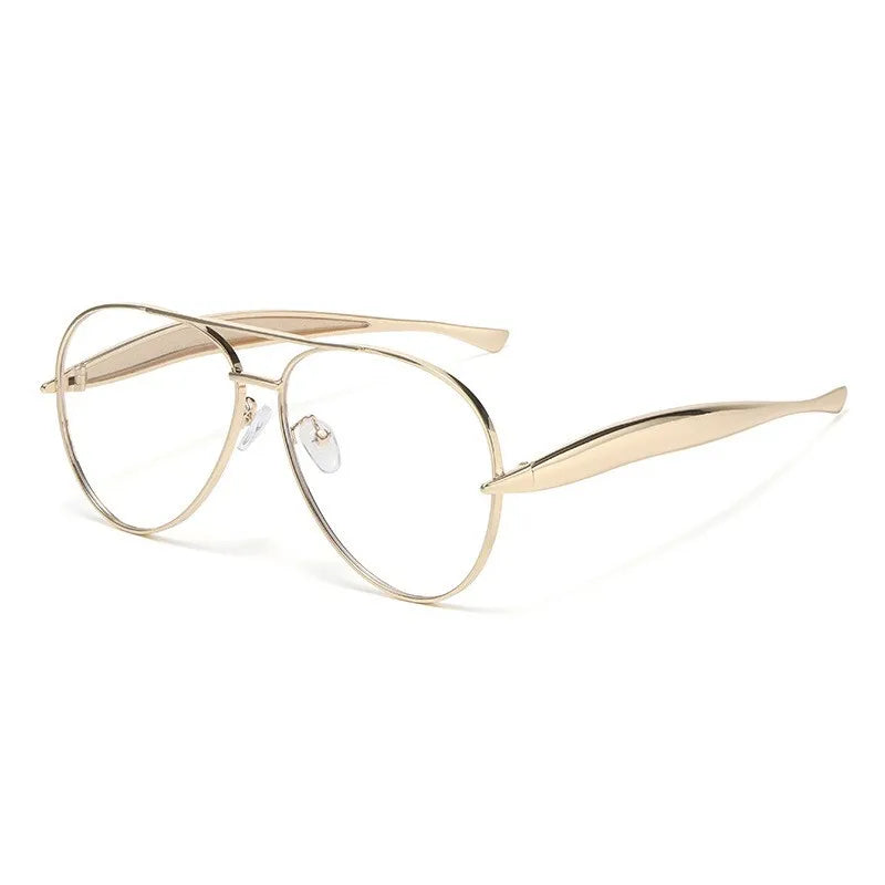 High-end Quality Metal Sunglasses - Fashionable, Retro Pilot-style Sunglasses - Uv-protective Sun Glasses - 7508