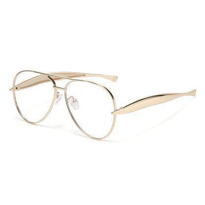 High-end Quality Metal Sunglasses - Fashionable, Retro Pilot-style Sunglasses - Uv-protective Sun Glasses - 7508