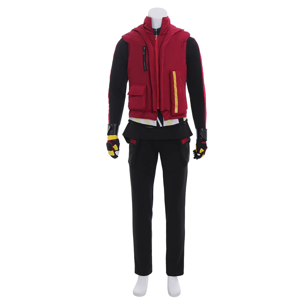 Fato de Cosplay Game Drift para Homem, Uniforme de Batalha Elegante, Conjunto Completo para Halloween, Carnaval e Festas, Disfarce de Combate