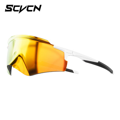 SCVCN Sunglasses for Men New Fashion Cycling Glasses UV400 Lenses Cycling Road Mountain Bike Glasses Women Casual Hiking 2026