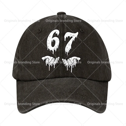 Steal A Brainrot 67 Dětská baseballová čepice Pánská Dámská sluneční čepice Nová čepice pro dospělé Outdoor Sport Sluneční čepice Retro pokrývka hlavy Dárek Horké prodeje