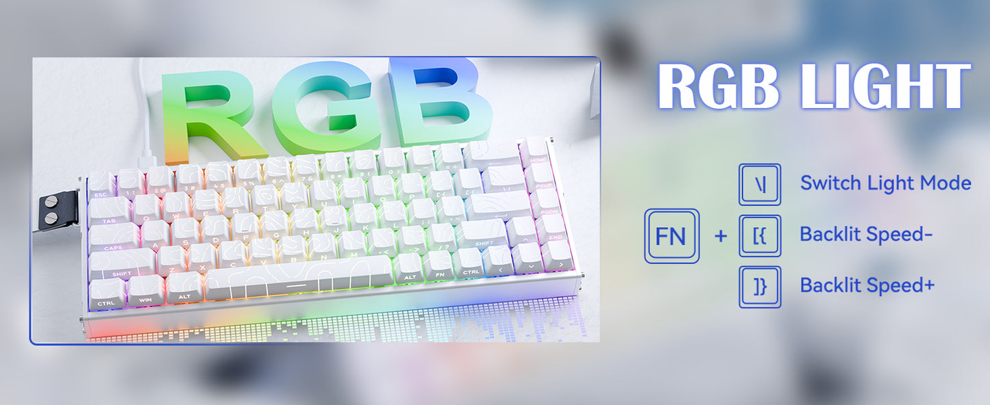 ATTACK SHARK X68MAX HE Rapid Trigger Aluminum Keyboard Magnetic Switch 60% Wired 8KHz Magnetic Keyboard With 0.005mm RT Accuracy